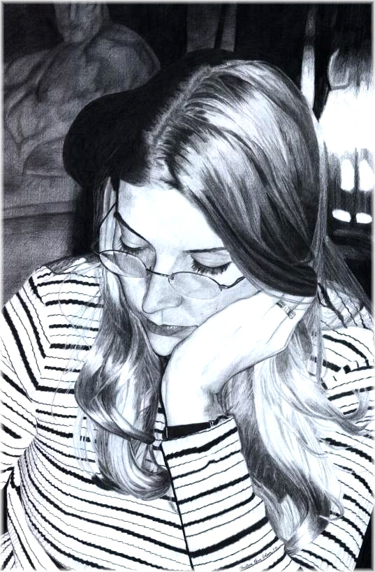 self portrait- graphite